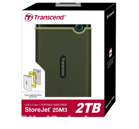 Transcend Storejet 25m3 2 Tb Intact